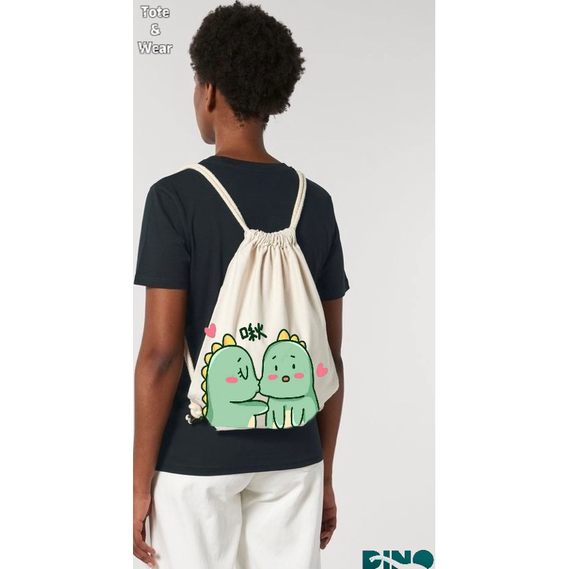 Divapop - Tas Serut Kanvas / Tas Serut Korea / Tas Lucu / Tas Gendong Kanvas / Tas Custom Korea / Ta