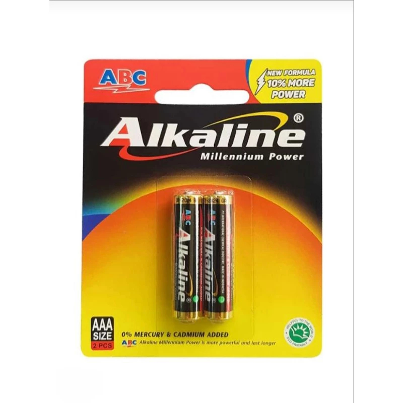 ABC - Baterai ABC Alkaline Hitam AA / AAA