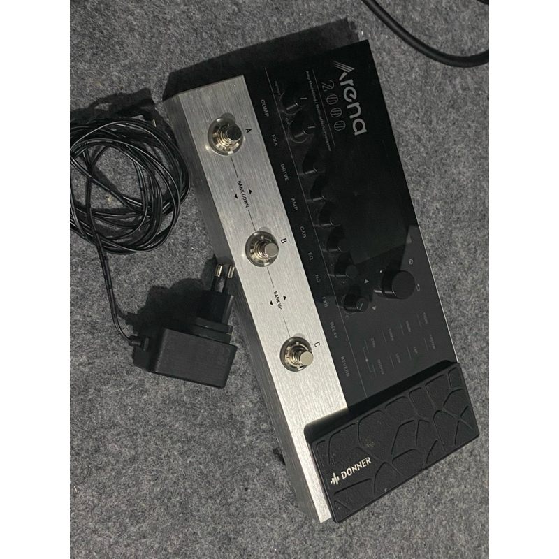 preloved like new multi effect touch screen donner arena 2000, dulu po 5-6jt