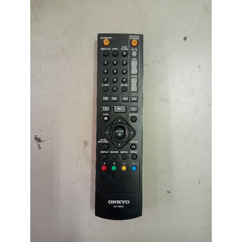 REMOTE DVD RECEIVER ONKYO SERI RC-788DV ORIGINAL