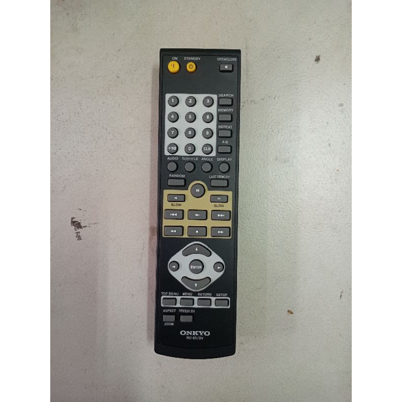 REMOTE CONTROL GENUINE ONKYO SERI RC-657DV ORIGINAL