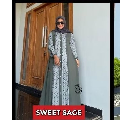 Saulin Store Terbaru|Seawed sage Size M