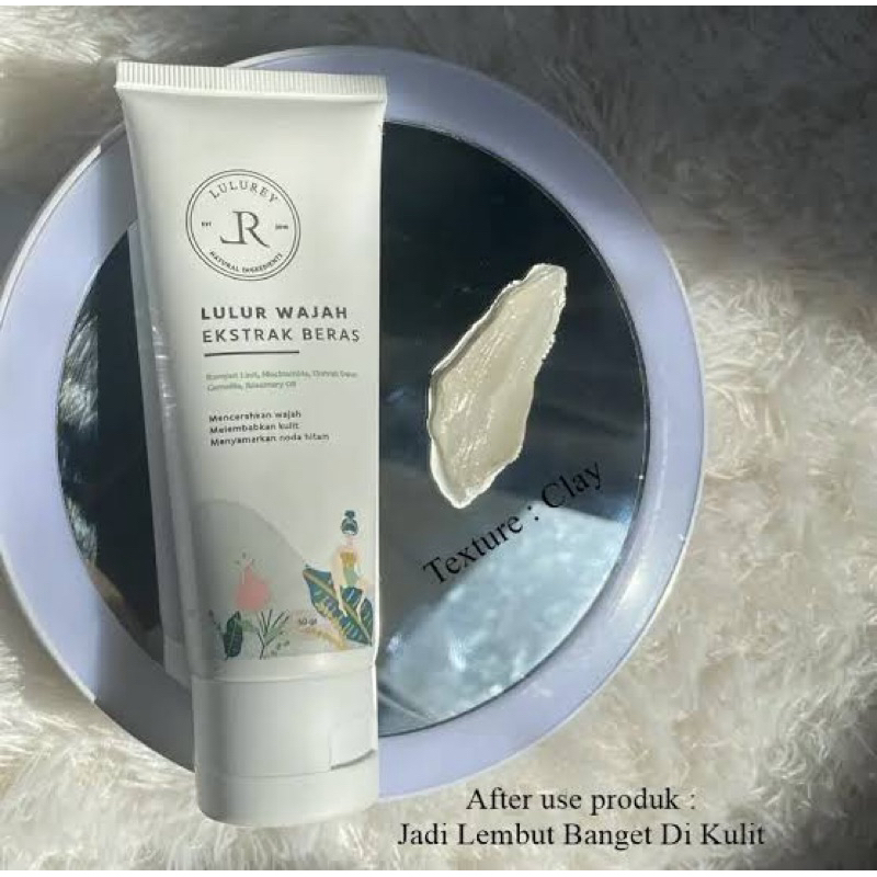 PiParfume Lulurey Lulur Wajah Ekstrak Beras 60 GR