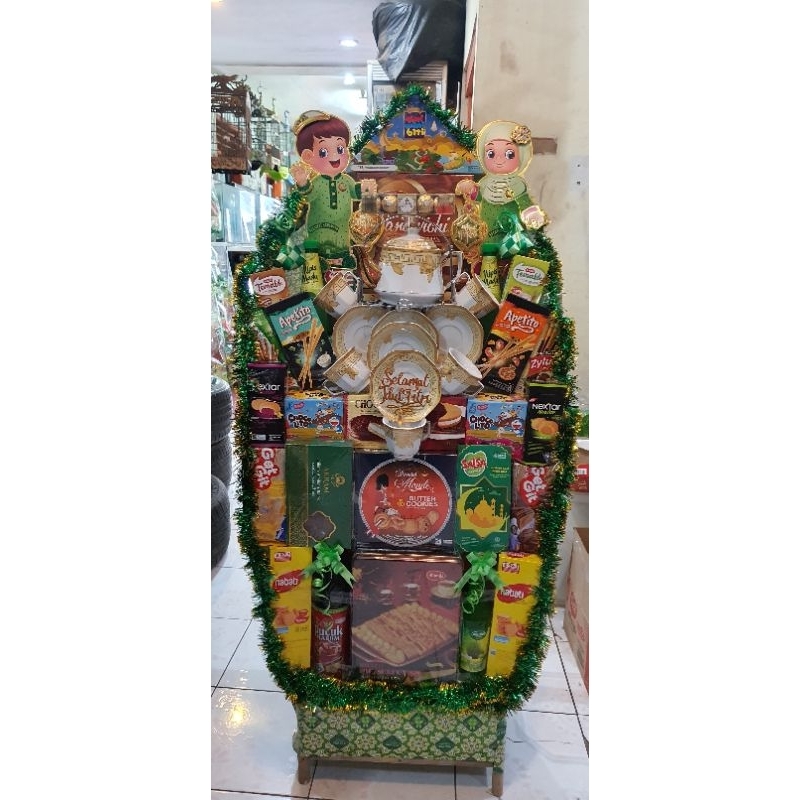 

parcel lebaran idul fitri keramik makanan jumbo