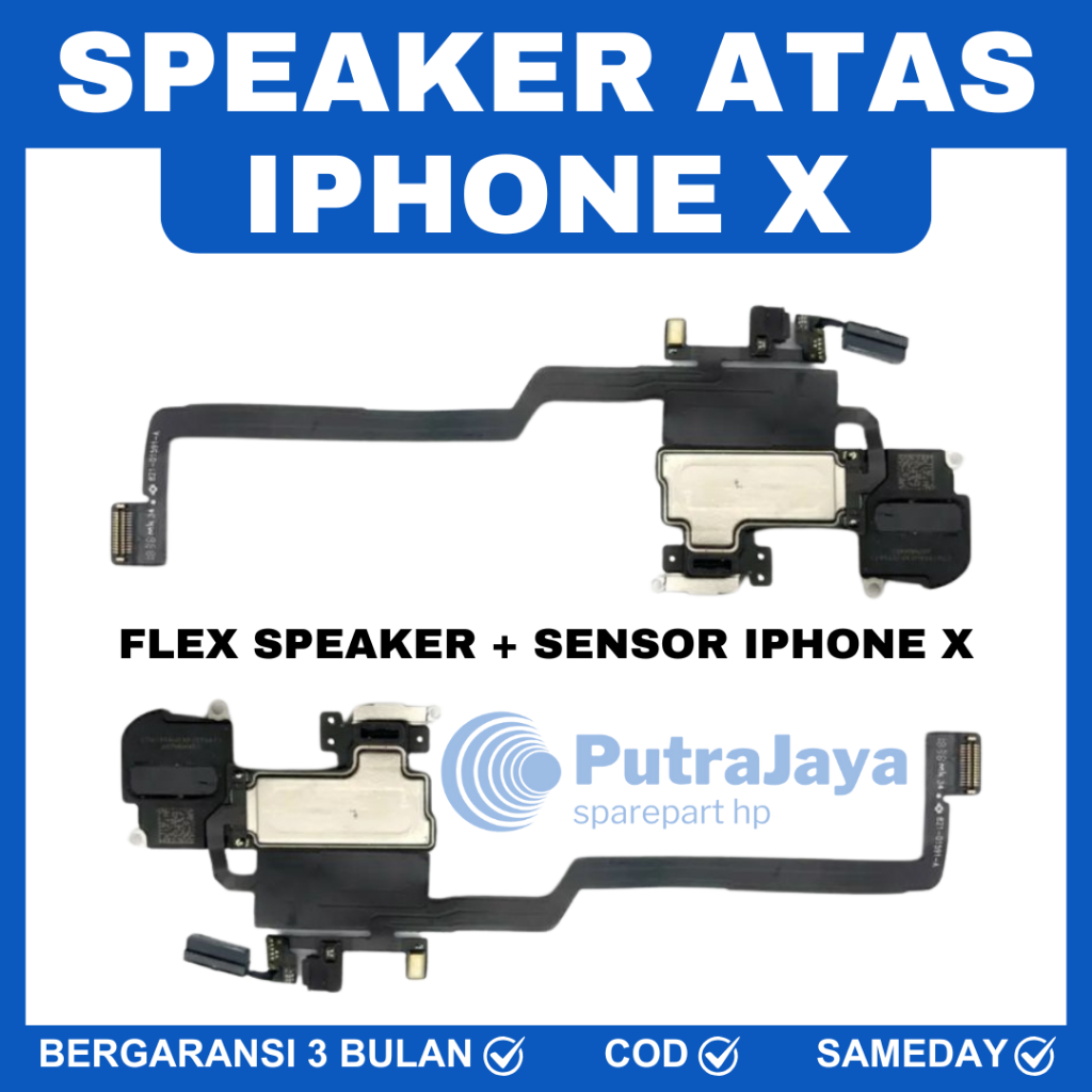 FLEXIBLE SPEAKER ATAS IPHONE X / BUZZER SPEAKER EARPIECE TELEPON IPHONE X