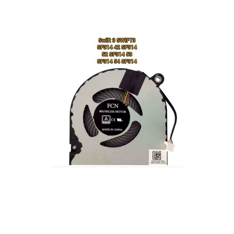 Fan For Acer Swift 3 SWIFT3 SF314 42 SF314 52 SF314 53 SF314 54 SF314 asli fcn