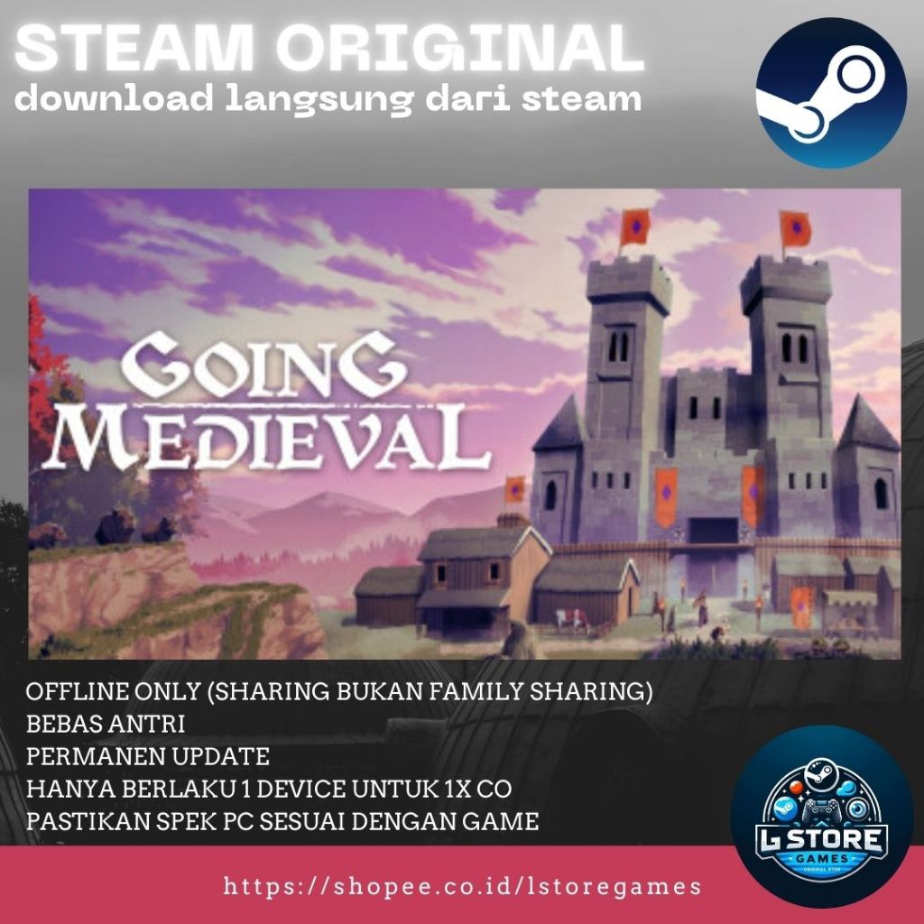 Going Medieval PC Sharing Original Offline