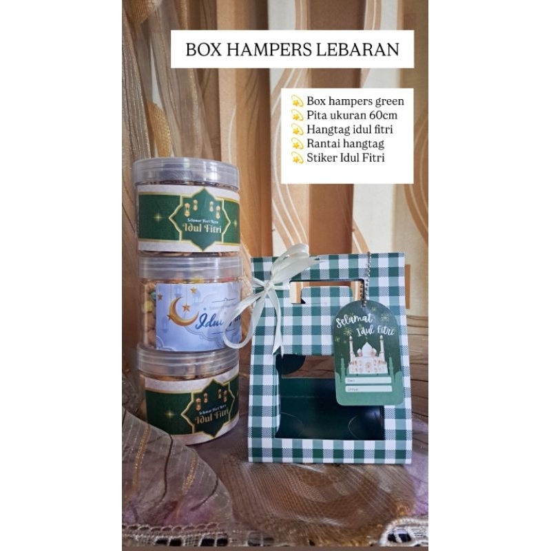 

Box hampers toples isian kue kering