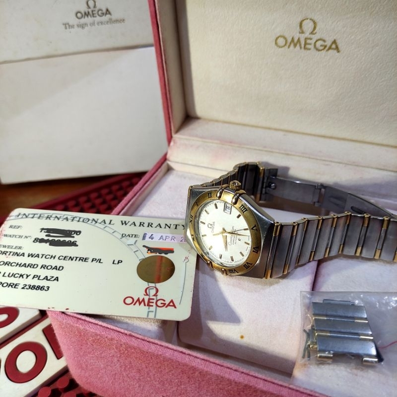 Jual Jam Luxury Jam Tangan Omega Constellation 36mm Automatic 100% Original Full Paper RARE Collecto