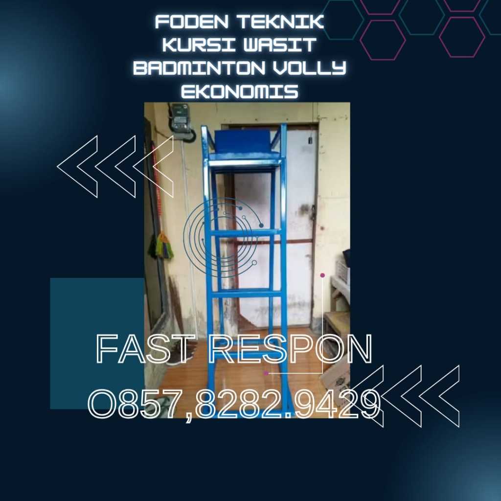 kursi wasit volly badminton praktis murah
