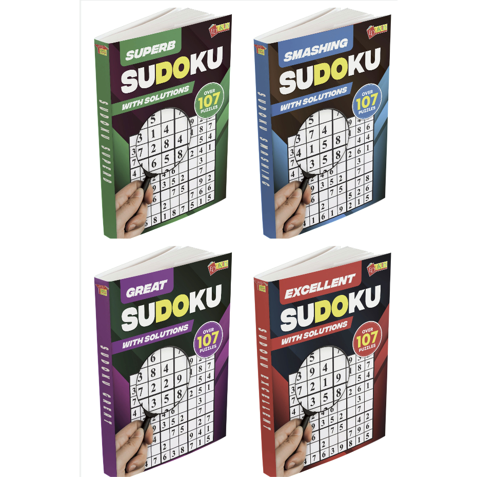 [Mind To Mind] Sudoku Excellent Brain Twister 64 Pages Mind Challenging 188 Pages
