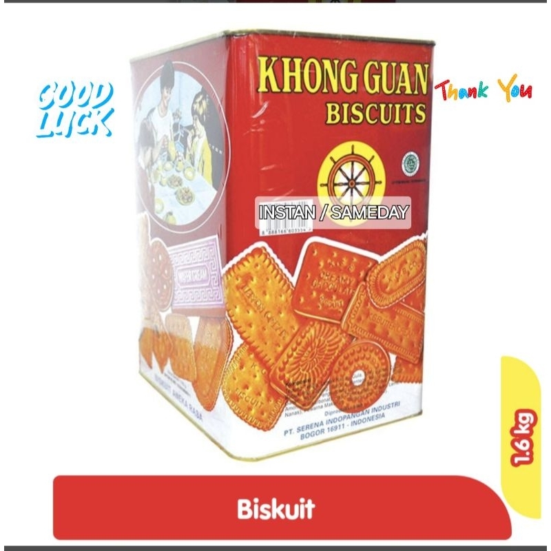 

KHONG GUAN BISKUIT KALENG 1600 Gr Instan 3.3