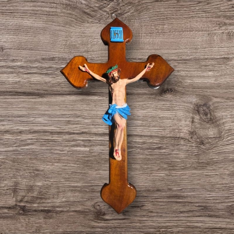 SALIB DINDING 30CM/SALIB GANTUNG YESUS/SALIB KATOLIK/YESUS ITALI