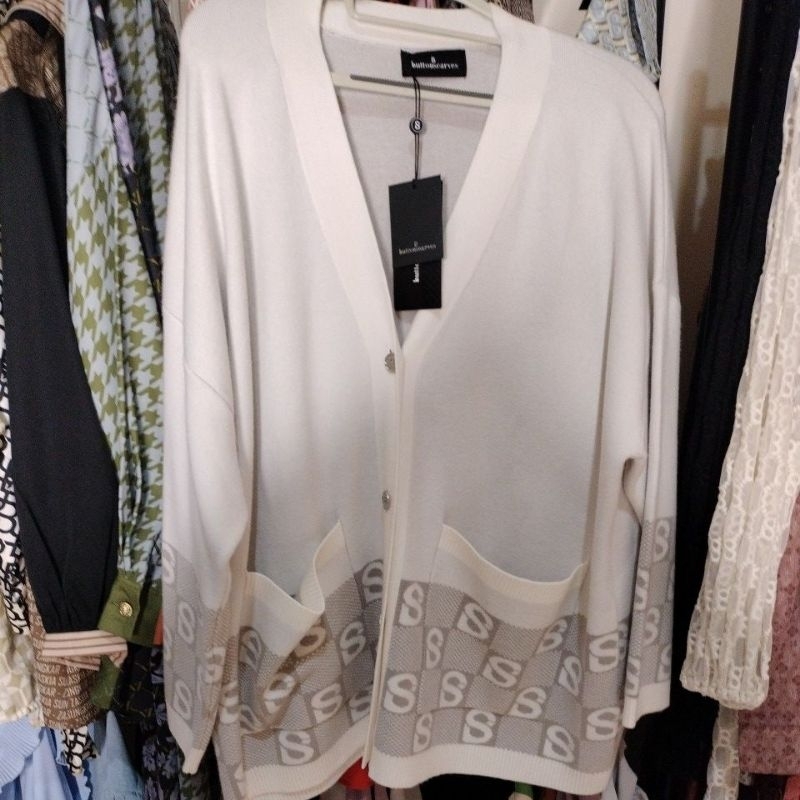 cardigan buttonscarves XL