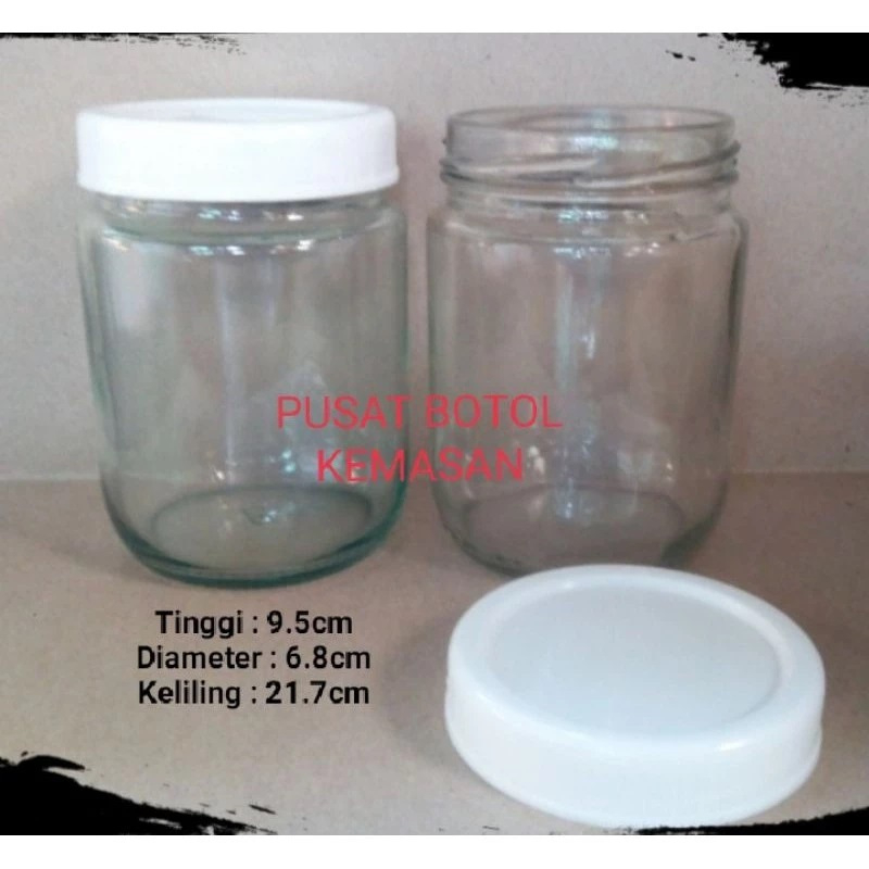 JAR KACA 250ML TOPLES KACA 250ML TOPLES SAMBAL TOPLES COKLAT CAKE