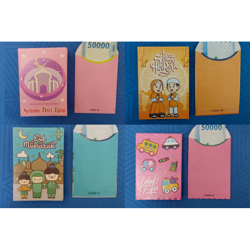 amplop Lebaran 50 pcs / Angpao Idul fitri terbaru
