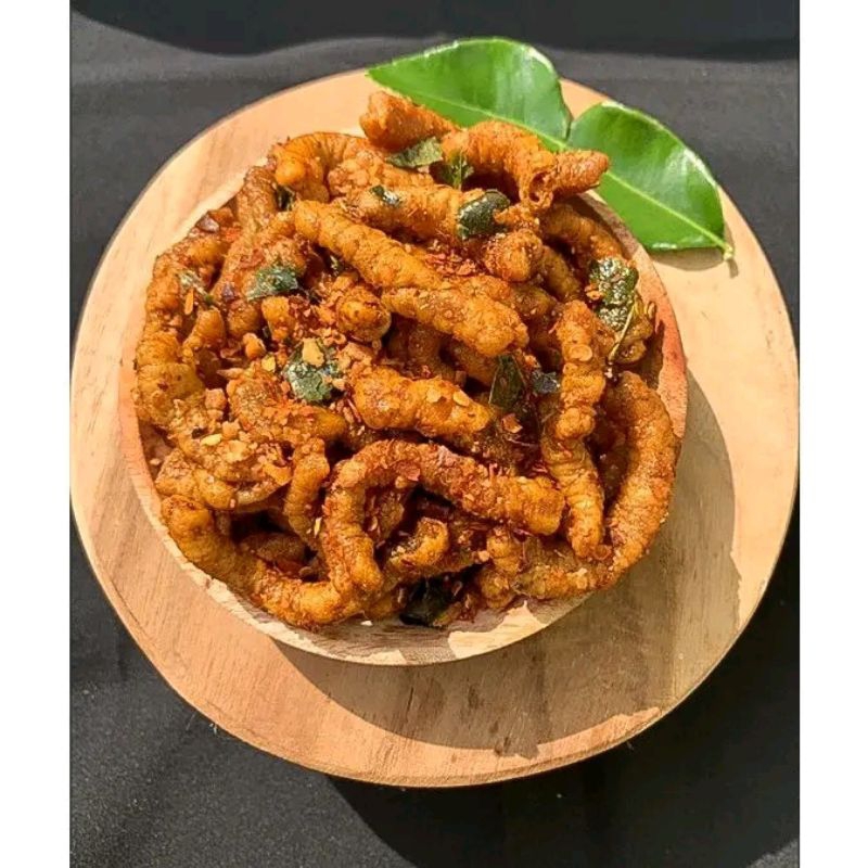 

Usus Crispy Pedas Daun Jeruk 500gram