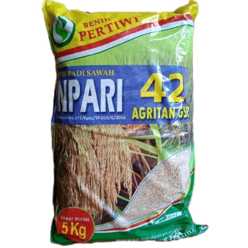 Pertiwi Inpari 42 Agritan SGR Bibit Benih Padi Premium 5 kg