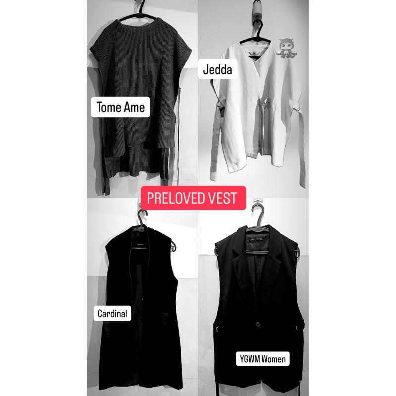 PRELOVED VEST Jedda Tome Ame Cardinal Ygwm