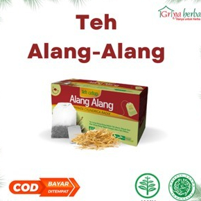 

Teh Celup Akar Alang Alang Griya Herba untuk demam dan panas dalam alami tanpa efek samping Halal isi 20 kantong