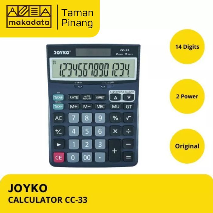 

JOYKO CALCULATOR / KALKULATOR JOYKO CC-33 (1 PCS)