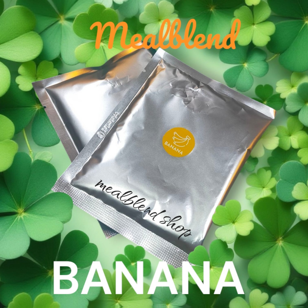 

[TRIAL SACHET] Spencer's Mealblend Minuman Bubuk Instan Multigrain High Protein dan Low Calorie - 2 Sachet BANANA