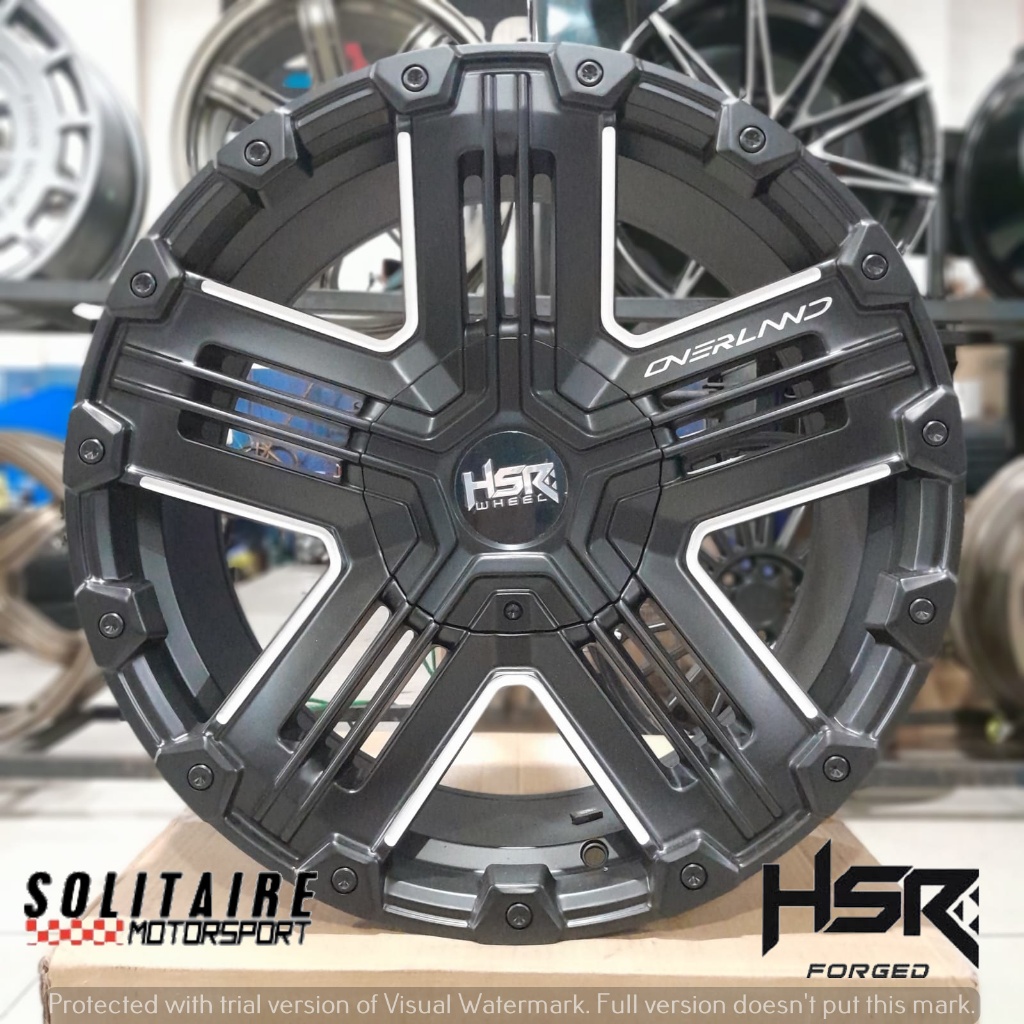VELG RACING MURAH MODEL HSR RING 18 TYPE OVERLAND UNTUK XTRAIL EXPANDER QUTLANDER CAMRY