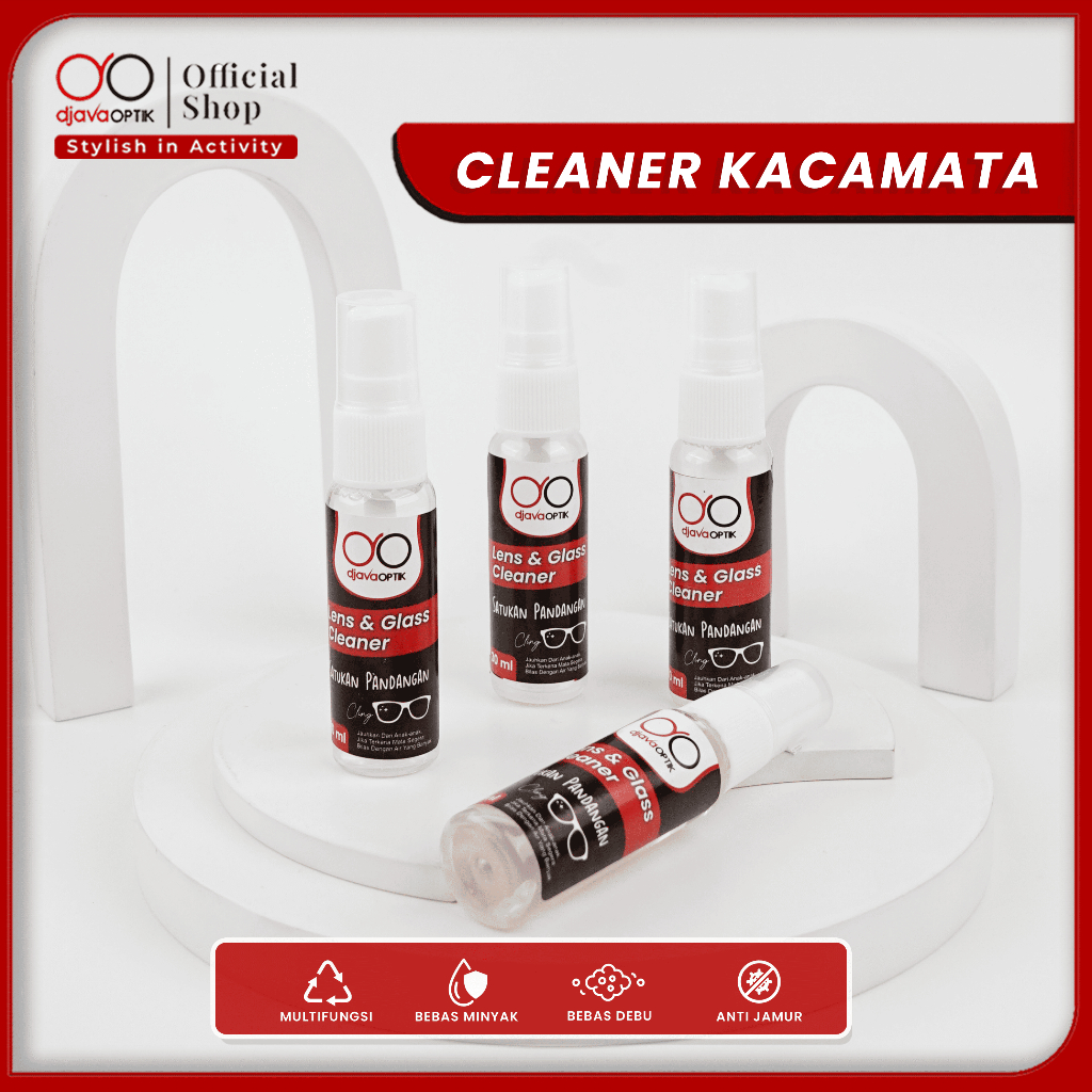 DJAVA OPTIK - FREE Cleaner Spray Pembersih Kacamata