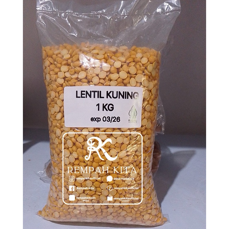 

LENTIL KUNING | YELLOW LENTILS | REMPAH KITA OFFICIAL