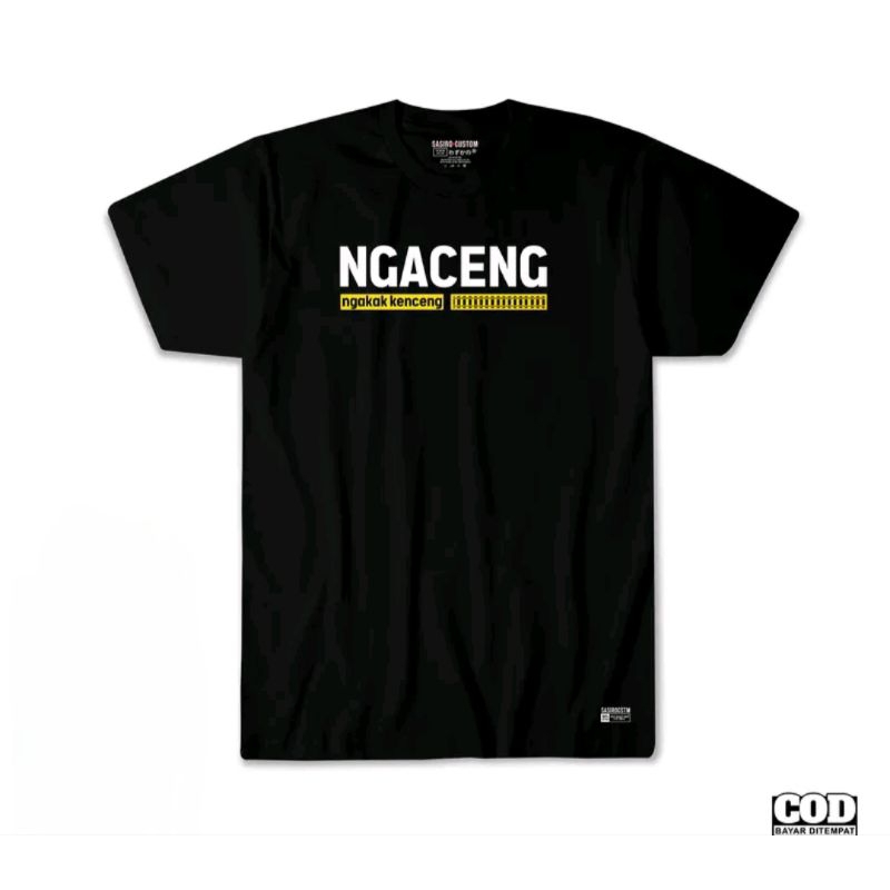 Kaos Distro NGAKAK KENCENG//KAOS KATA KEREN