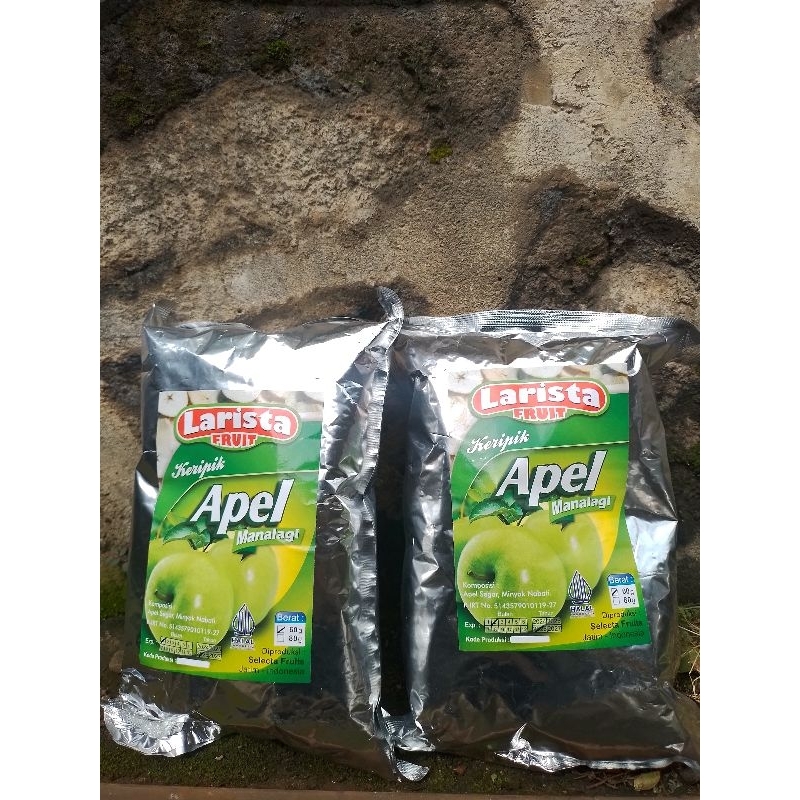 

Kripik Buah Apel Larista 60gr Kwalitas II