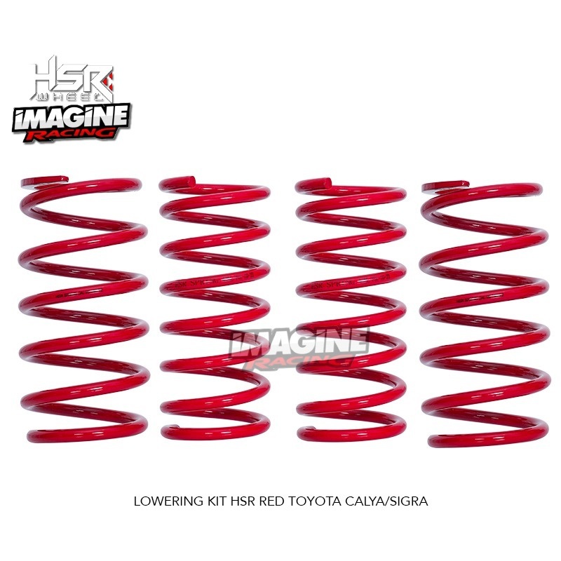 PER MOBIL CUSTOM CEPER EMPUK LOWERING KIT HSR RED TOYOTA CALYA/SIGRA