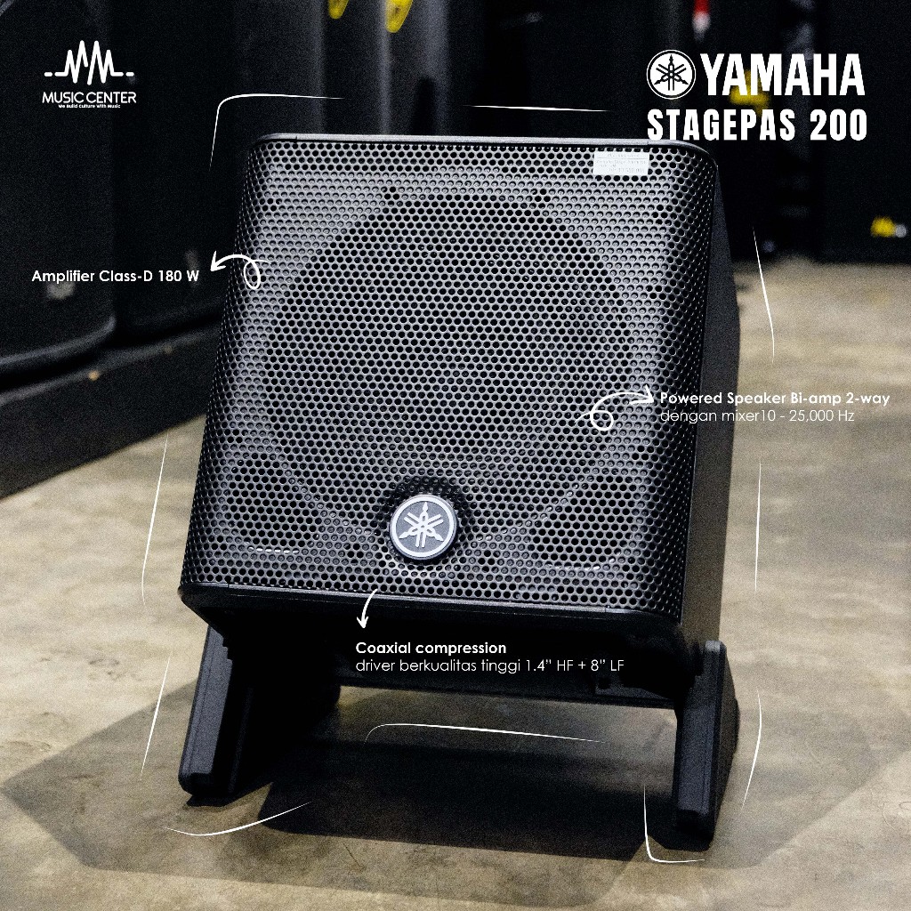 Yamaha Stagepas 200 BTR Portable Speaker System