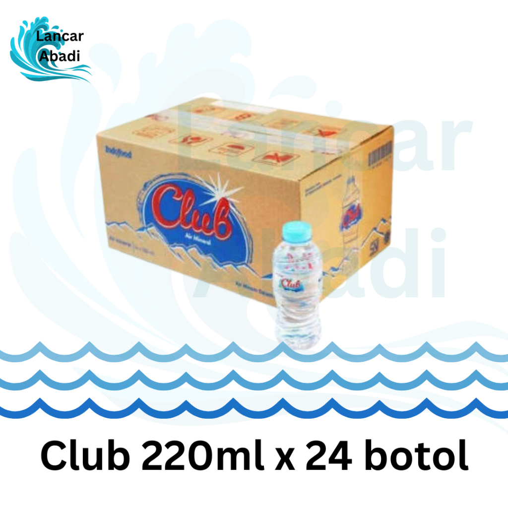 

Club Botol Mini 220ml isi 24 (1box) Air Minum Mineral