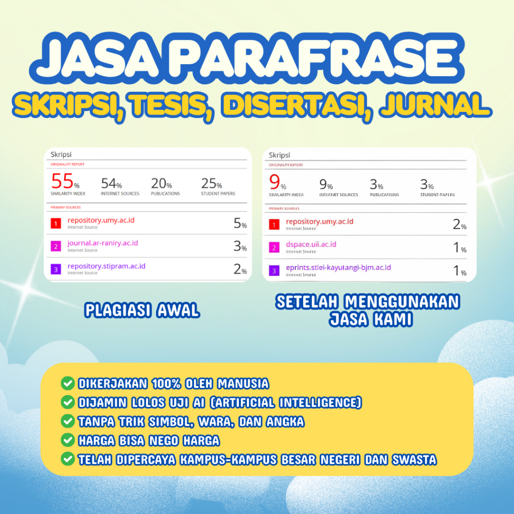 Parafrase Skripsi Tesis Disertasi Jurnal Manual
