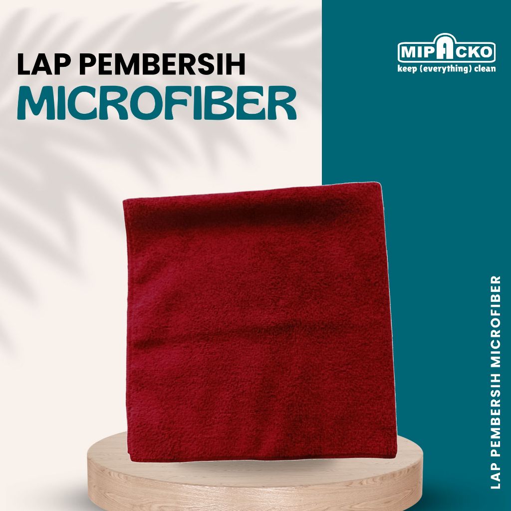 Mipacko Lap Microfiber Pembersih Furniture Serbaguna 30x30 cm