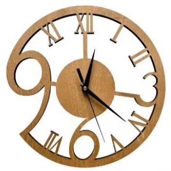 Jam Dinding Kayu Jati Mewah Terbaru 60cm