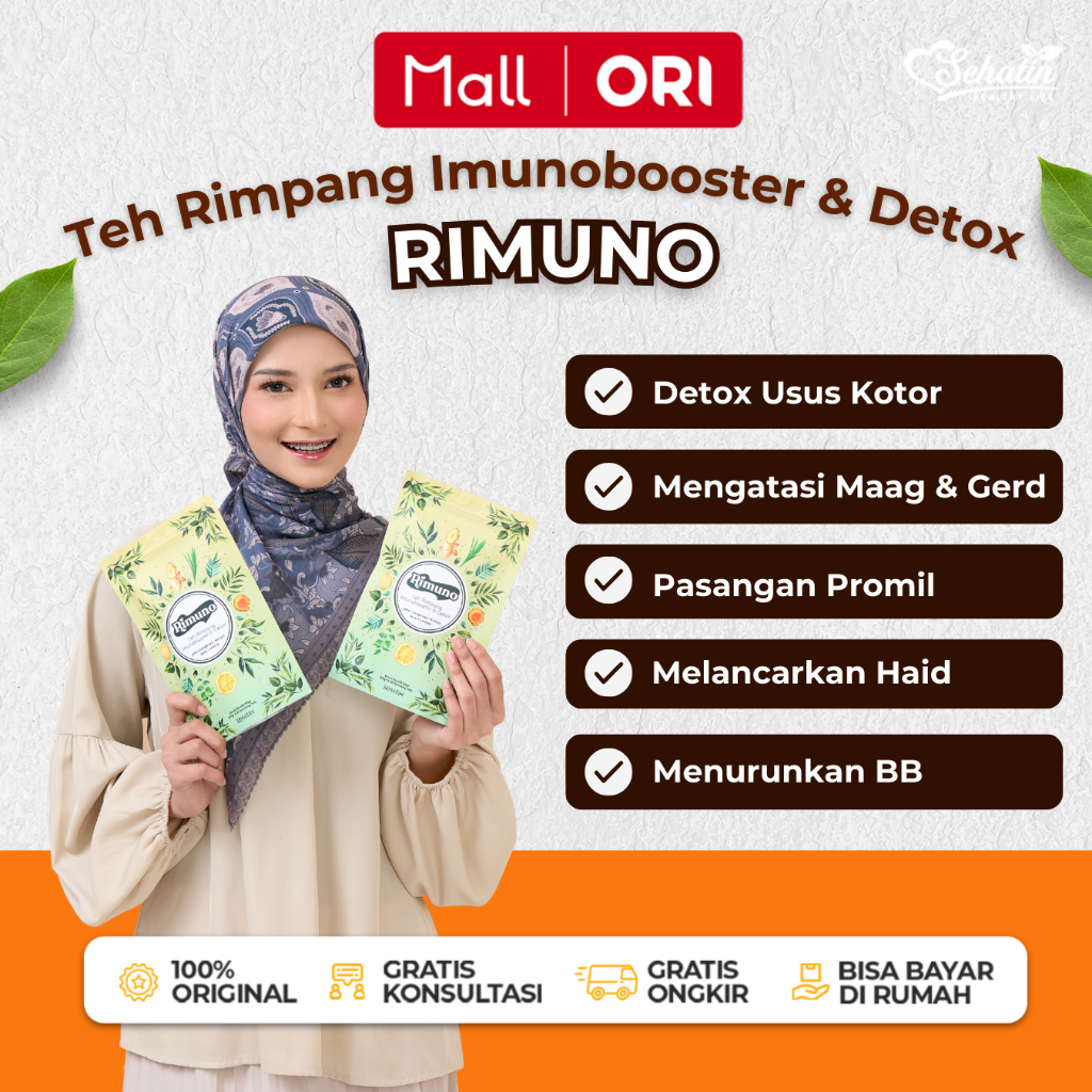 

Rimuno Teh Rimpang Imunobooster & Detox JSR Diet Herbal Terbaik