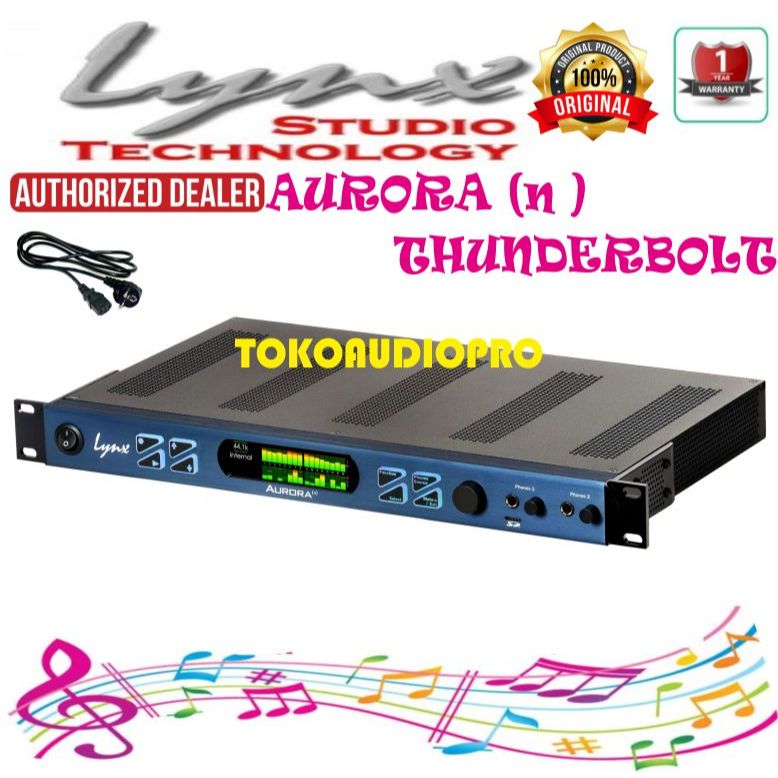 Lynx Studio Aurora (n) Thunderbolt 3 Converter AD/DA Audio Interface