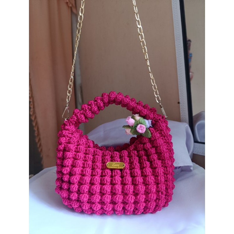 TAS SELEMPANG WANITA | SLING BAG | TAS SELEMPANG RAJUT