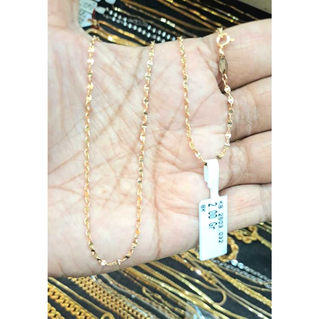 Kalung fashion toscano polos kadar 375 8k