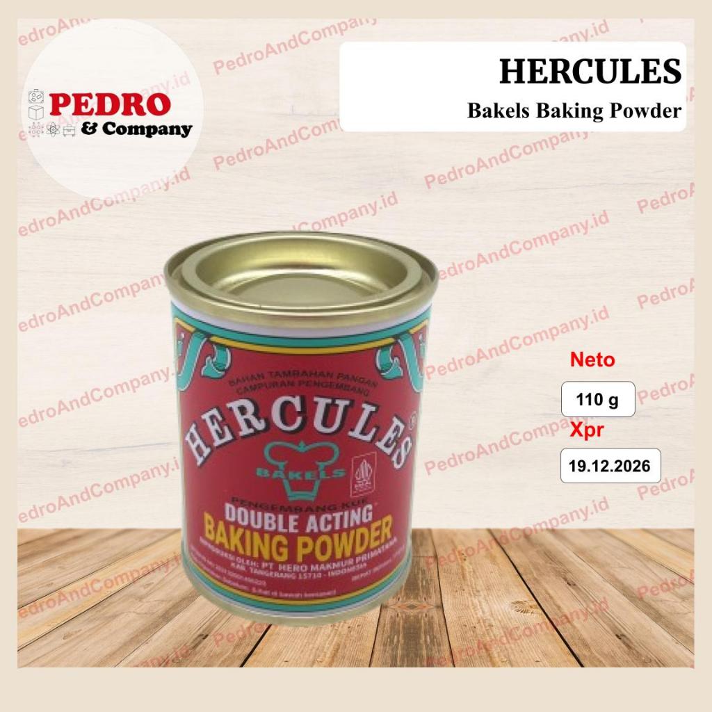 

Hercules Bakels baking powder 110 gram - bubuk pengembang bake