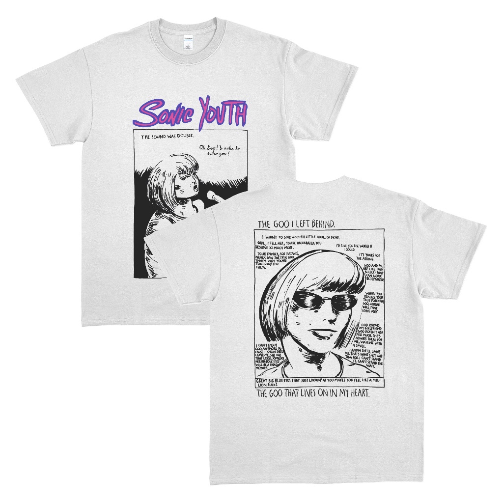 Original KAOS BAND SONIC YOUTH - POSTER Unisex Tee