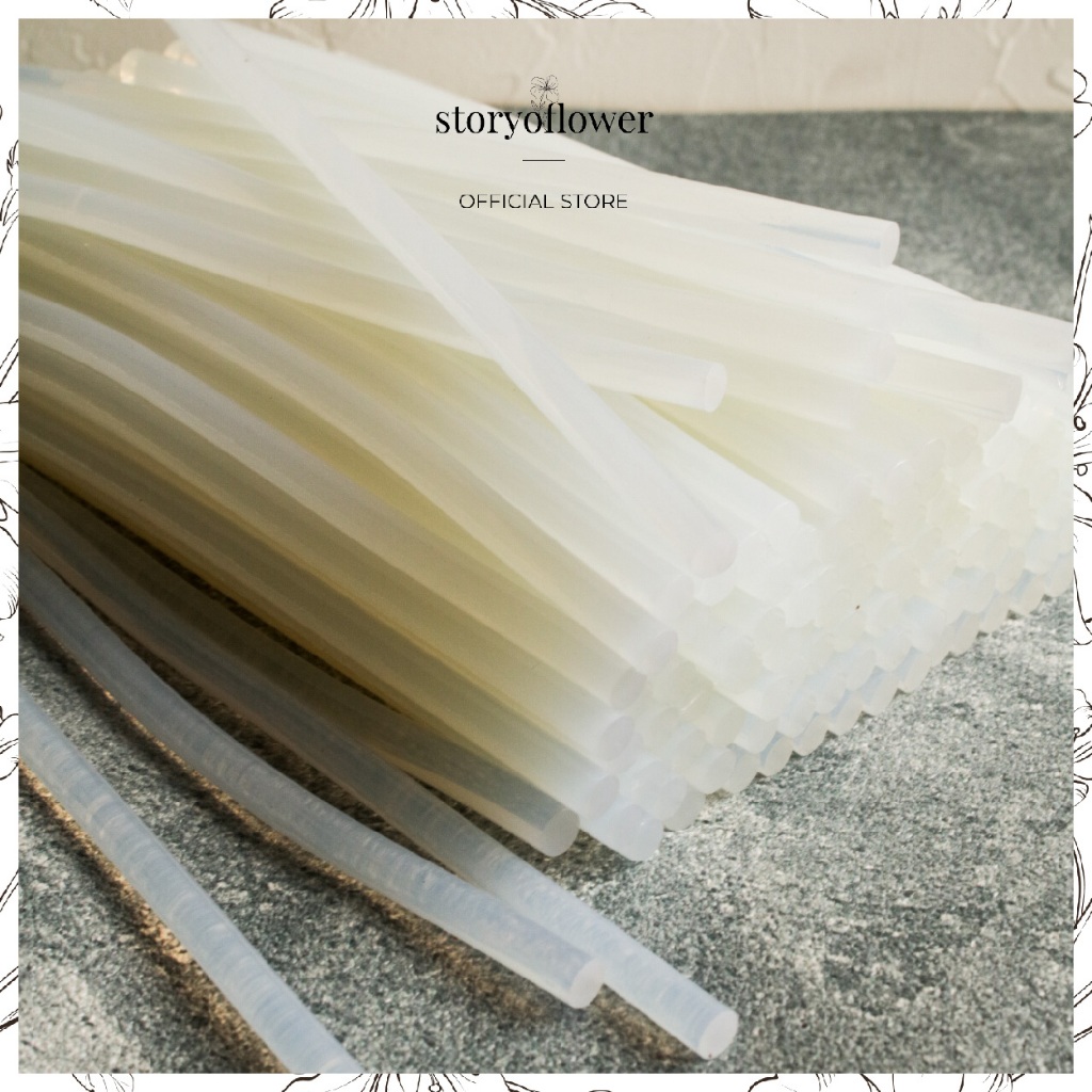 

Isi Refill Lem Tembak Bakar Kecil / Glue Stick 7 mm x 19 cm satuan / 5 pcs / 15 pcs