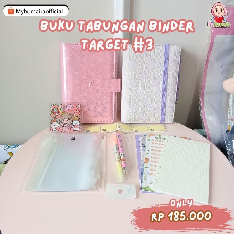 [TENGGARONG] BUKU TABUNGAN BINDER TARGET #3