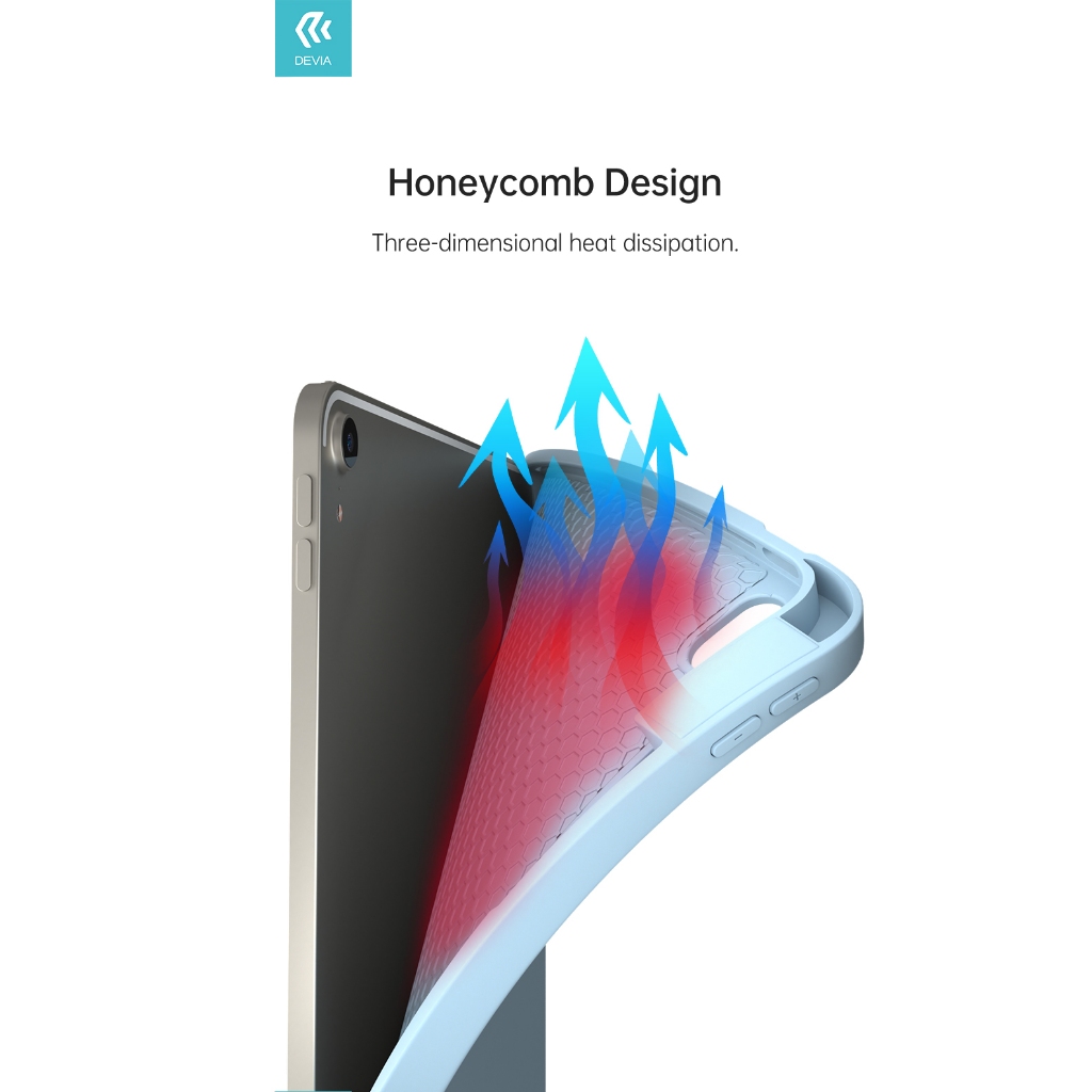 

Case iPad Air 13 (2024) Rosy Series Leather Case With Pencil Slot HITAM