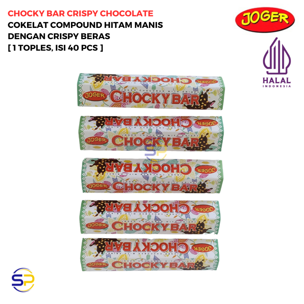

[HALAL] Joger Choky Bar Crispy Chocolate [1 Toples, Isi 40 Pcs]