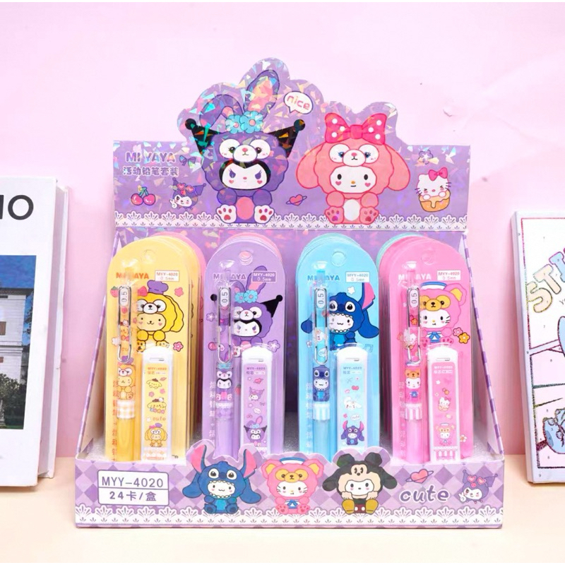 

pensil mekanik 0.5mm alat tulis karakter lucu sanrio cinamoroll kuromi disney
