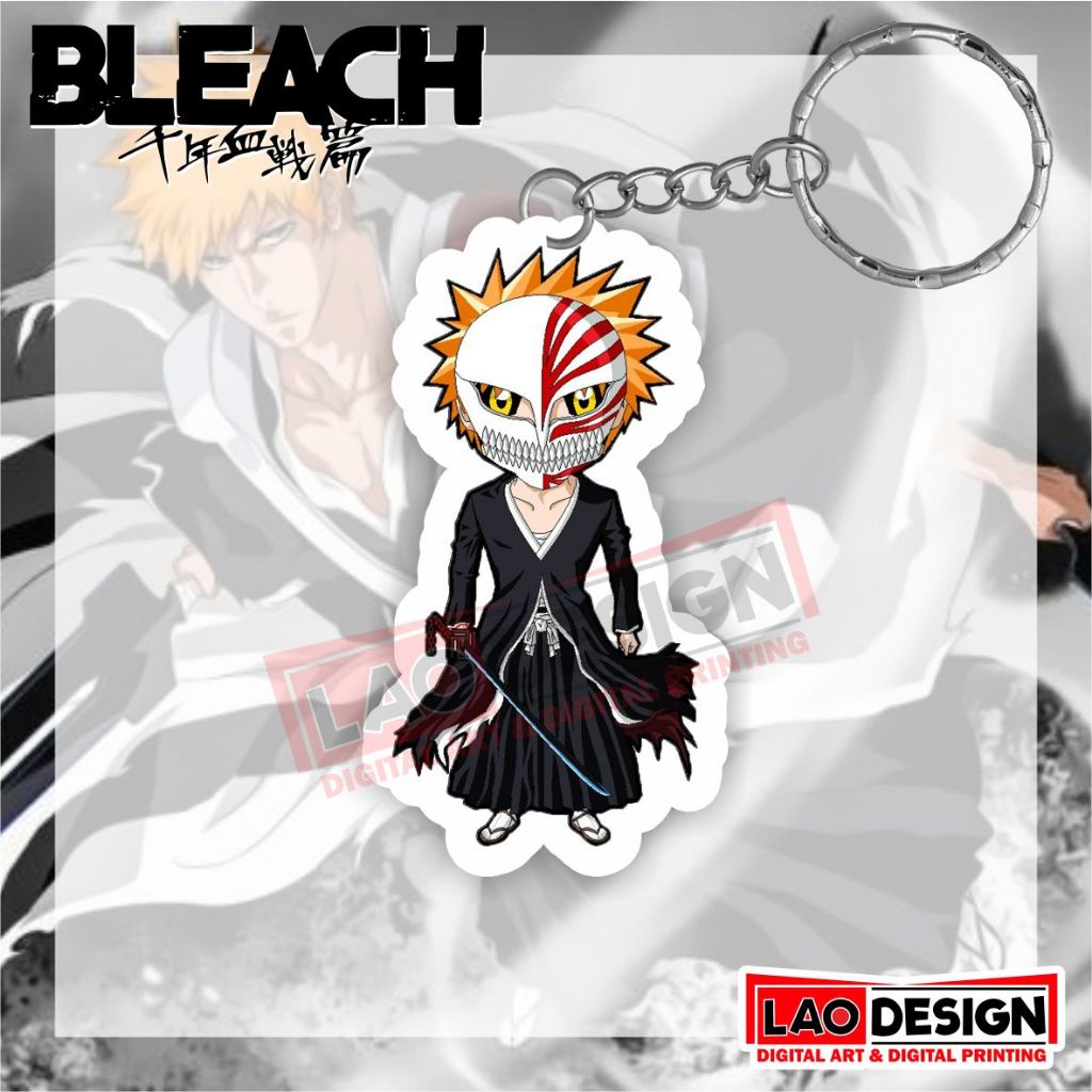 Gantungan Kunci Ichigo Kurosaki BLEACH - Gantungan Kunci BLEACH - Gantungan Kunci Anime - Keychain C