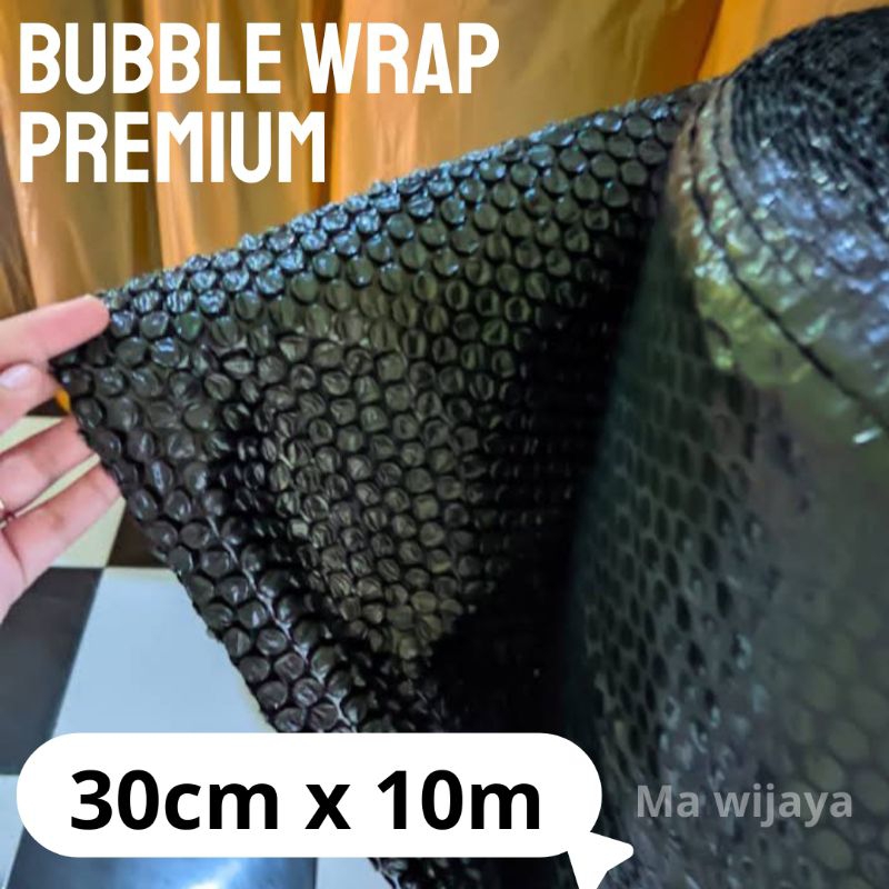 

Bubble Warp Hitam 30cm x 10m Premium Tebal